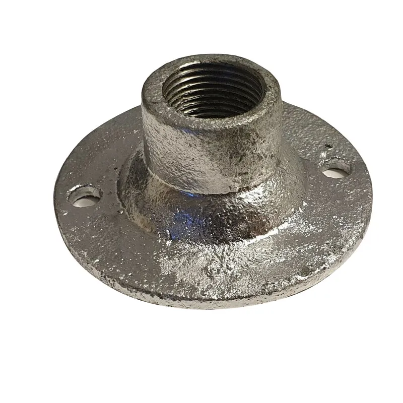 20mm Galvanised Malleable Iron female pipe base~1968
