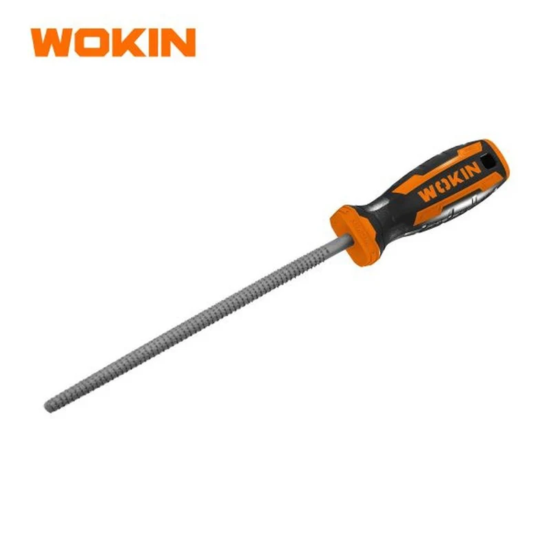 Werkstattfeile, Metall, 8", rund