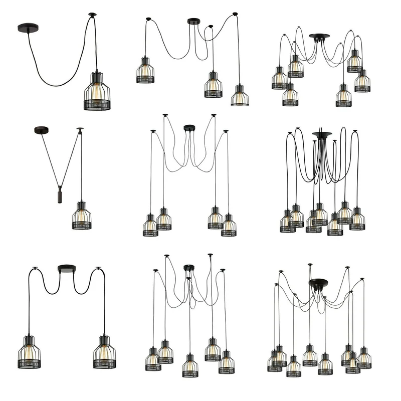 Spinnenlampe Pendelleuchte flammig Fur Schlafzimmer~1886