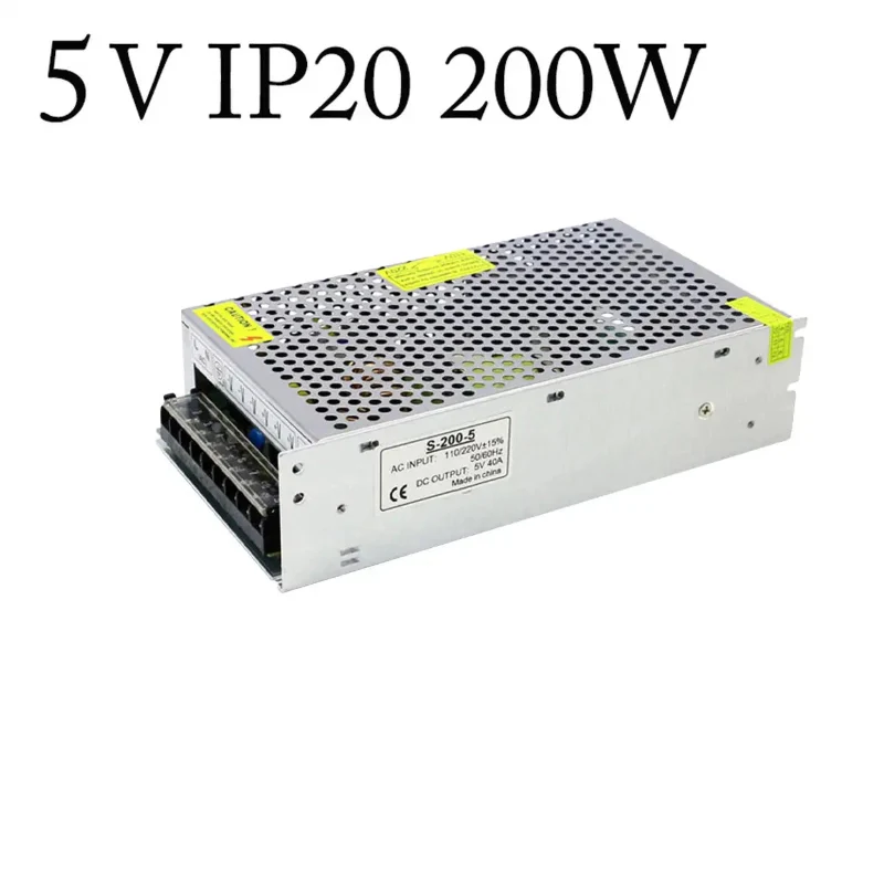 Kaufen 200W 5V 40A Netzteil DC 5V Schaltnetzteil Aluminium ~1864
