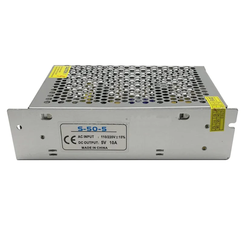 5V 10A 50W IP20 LED-Transformator-Treiber-Schaltnetzteil ~1861