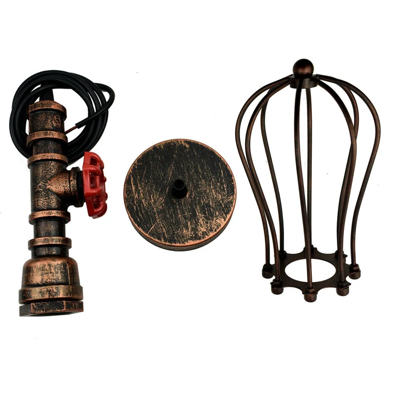 Käfigrohr Pendelleuchte - Industrie-Look~1770