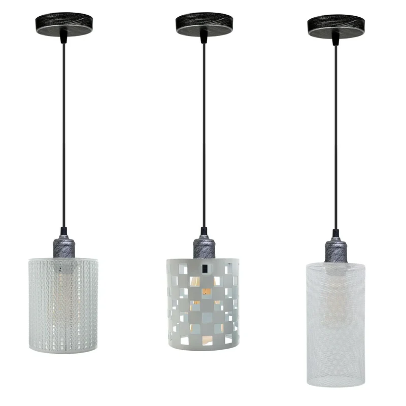 Pendelleuchte E27 mit Lichtkäfig | Vintage Industriestil~1849