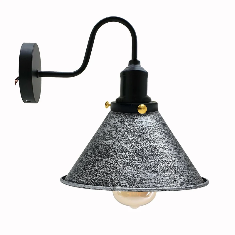Vintage wandleuchte innen modern led Kegelschirm~1761