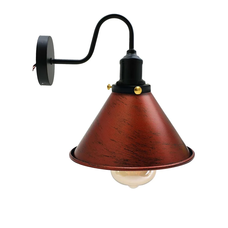 Vintage wandleuchte innen modern led Kegelschirm~1761