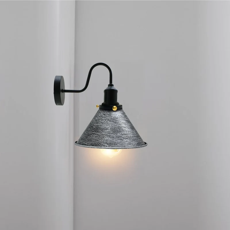 Vintage wandleuchte innen modern led Kegelschirm~1761