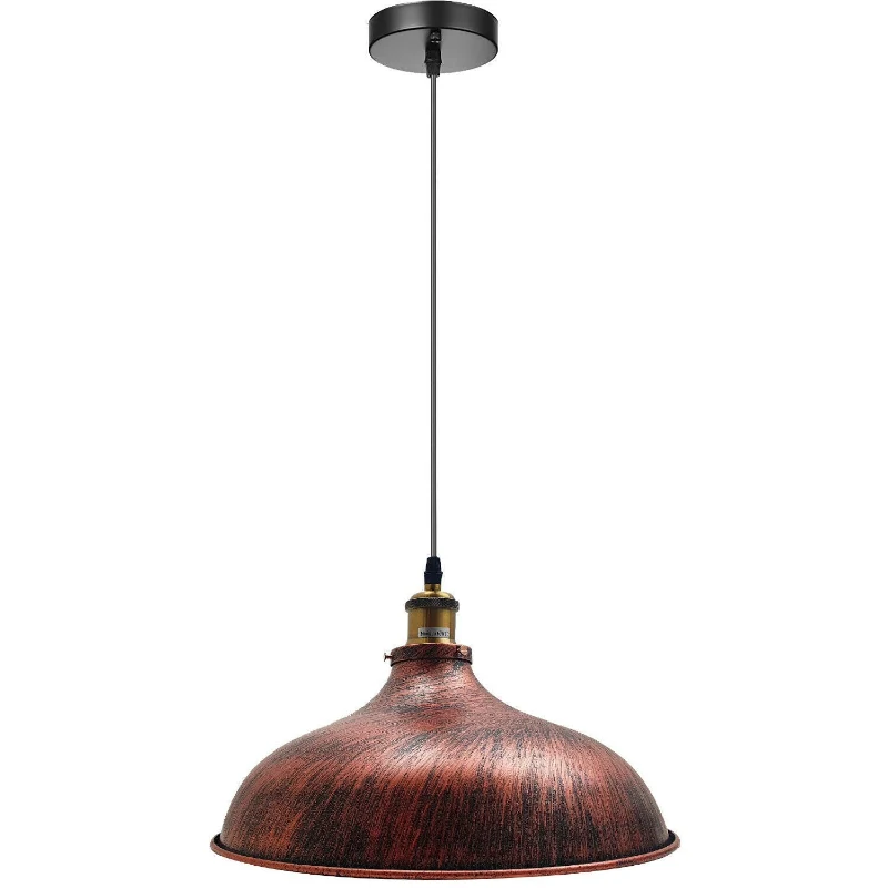 Vintage Rustikales Rot Pendelleuchte & Hangelampen
