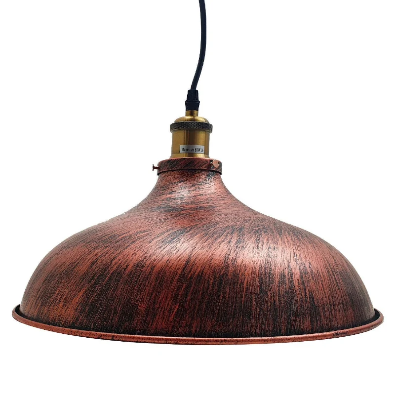 Vintage Rustikales Rot Pendelleuchte & Hangelampen
