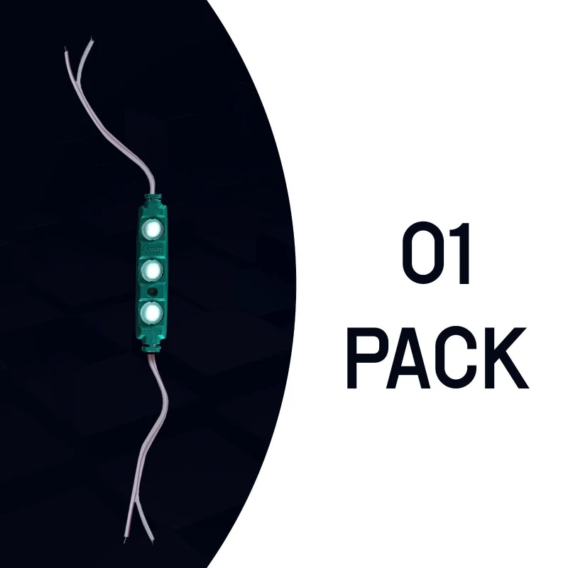 10x LED Module 12V Grün IP65 Ideal für Werbeschilder ~1749