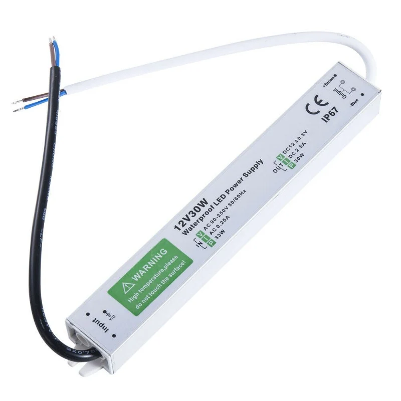 LED trafo 12v IP67 wasserdicht Netzteil 10W - 350W ~1545