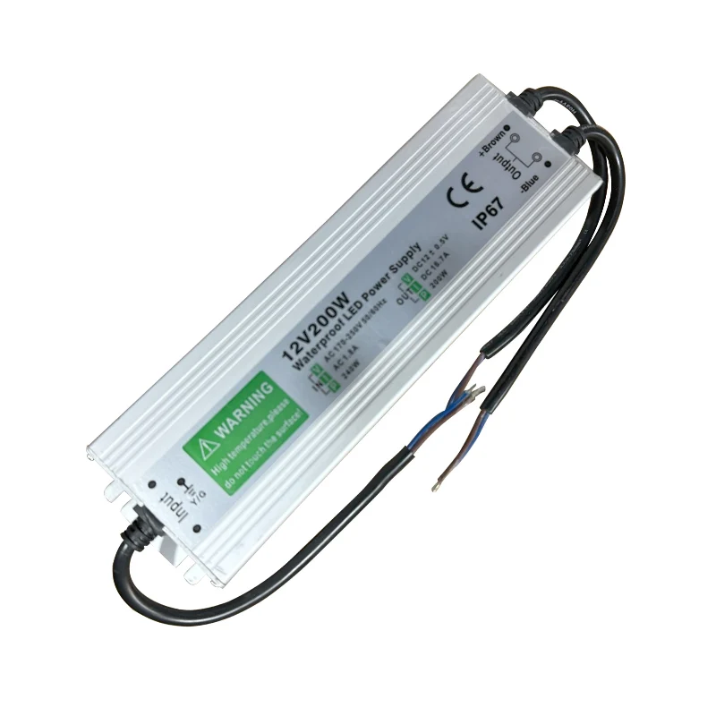 LED trafo 12v IP67 wasserdicht Netzteil 10W - 350W ~1545
