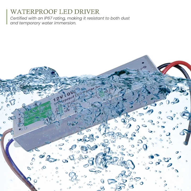 LED trafo 12v IP67 wasserdicht Netzteil 10W - 350W ~1545