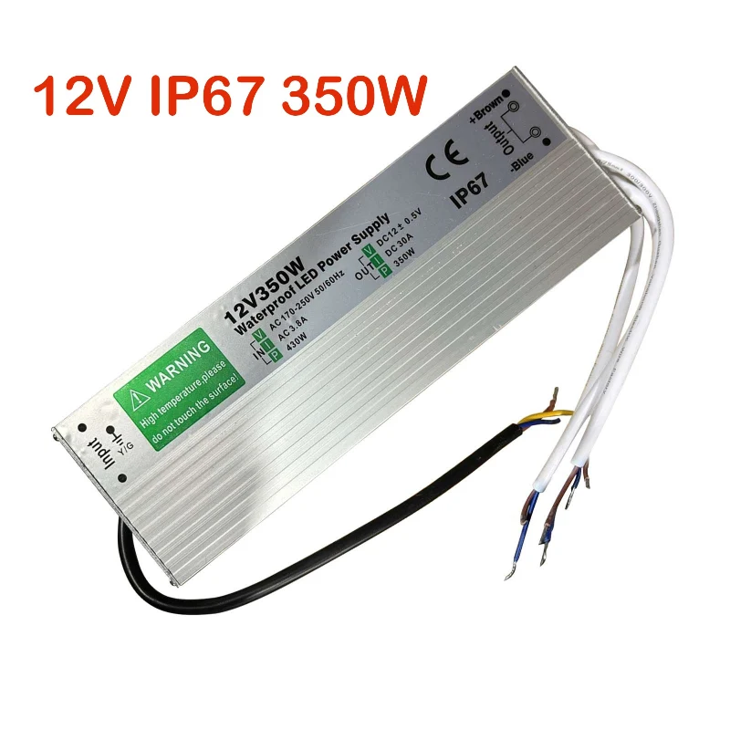LED trafo 12v IP67 wasserdicht Netzteil 10W - 350W ~1545