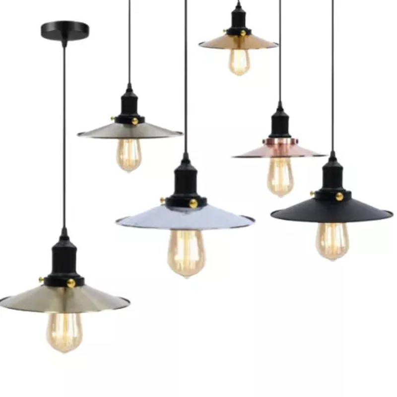 Deckenleuchten flach E27 LED als Pendel | Ø 22 cm~1817