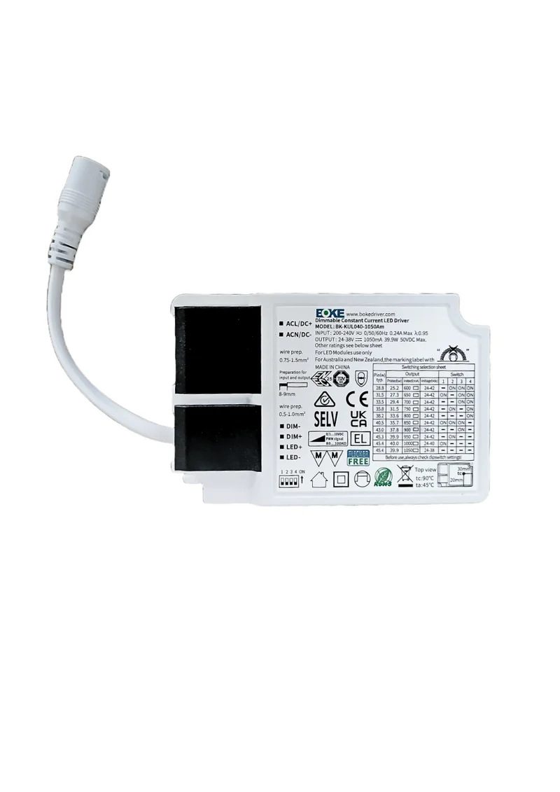 LED Netzteil, 40 W, 26-38 V, 1050 mA