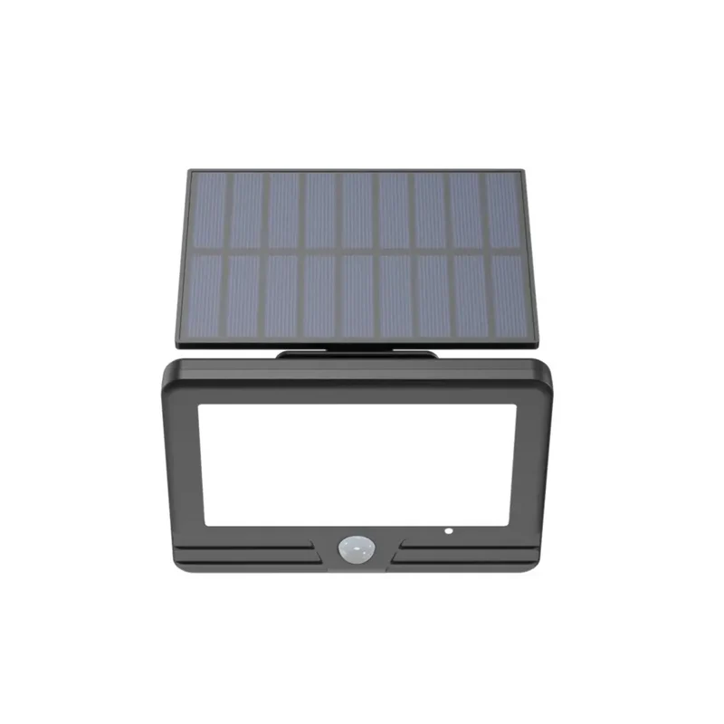 Solar Wandleuchte mit PIR-Sensor, 10 Stunden Leuchtdauer, 4000 K (neutralweiß), IP54, Außenleuchte