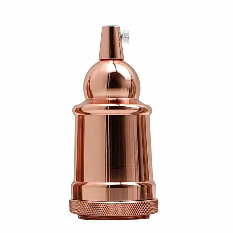 E27 Vintage Industrielampe Glühbirnenhalter Leuchte Roségold Farbe~1450