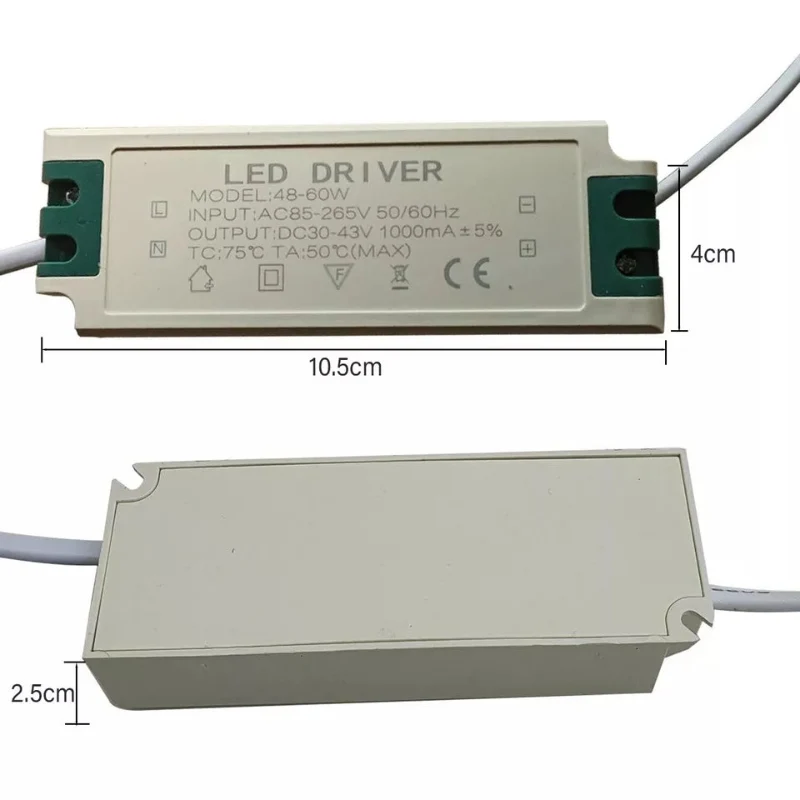LED Treiber 1000mA 48-60W Konstantstrom Netzteil Transformator ~1708