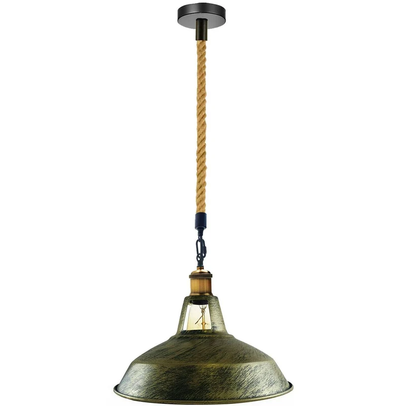 Retro Stil Metall Lampenschirme hängelampen Vintage-Pendelleuchte ~1699