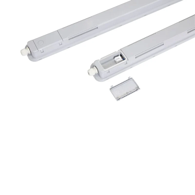 LED Feuchtraumleuchte mit Notlicht, 150 cm, 50 W, 5500 lm, neutralweiß, IP66, durchschleifbar