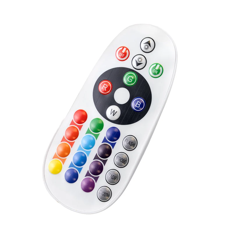 RGB LED-Fluter, 20 W, schwarz, IP65, mit Fernbedienung, RGBW-Farbwechsel