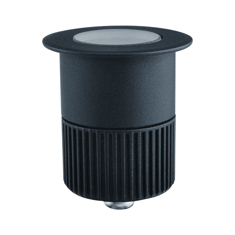 LED Bodeneinbaustrahler, 5 W, 300 lm, 3000 K (warmweiß), schwarz, Aluminiumdruckguss, EPISTAR