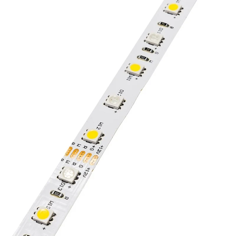 LED-Streifen, 72W, 12V, RGB+2800K (warmweiß), 60 LEDs/m, 5m