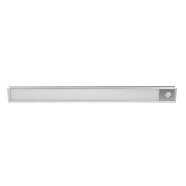 LED Schrankleuchte mit Bewegungsmelder, 3,5 W, 60 cm, 230 lm, 3000 K (warmweiß), silber
