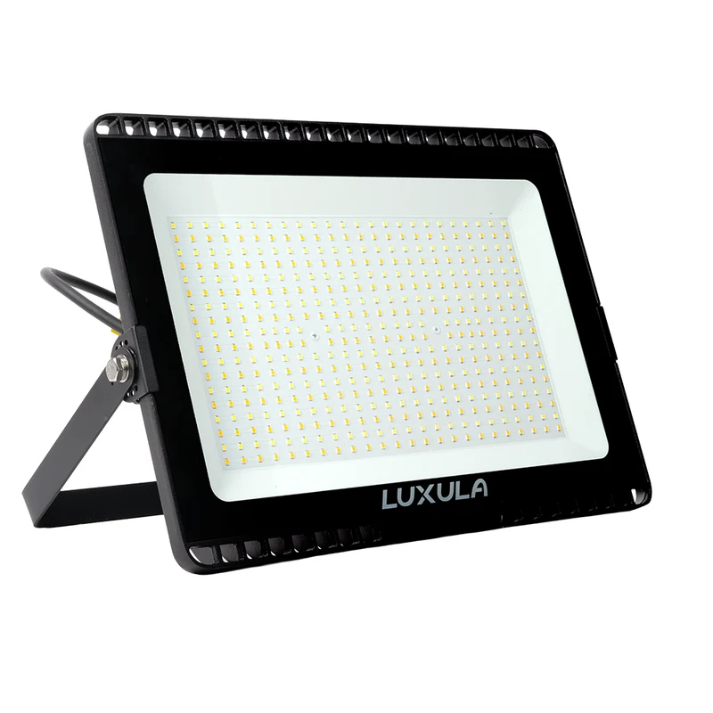 LED CCT Fluter, 200 W, 3000-6500 K (warm-, neutral-, kaltweiß), 20000 lm, schwarz, IP65