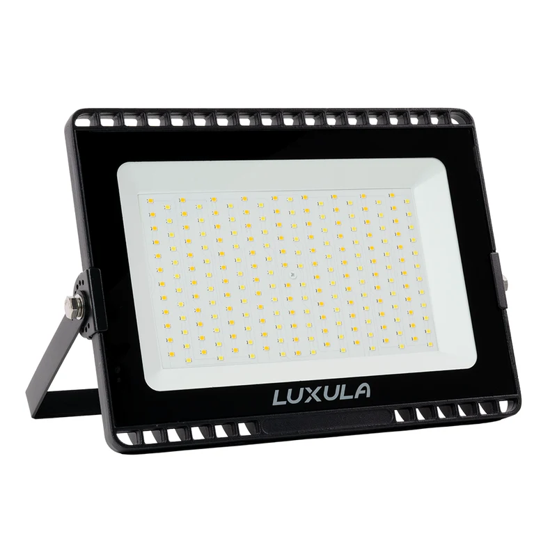 LED CCT Fluter, 100 W, 3000-6500 K (warm-, neutral-, kaltweiß), 10000 lm, schwarz, IP65