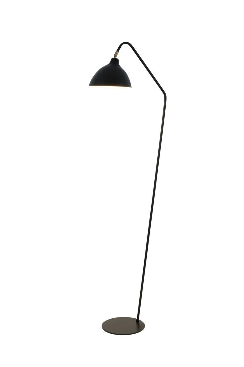 Stehlampe Classico mit Schirm Rund 157 cm Schwarz