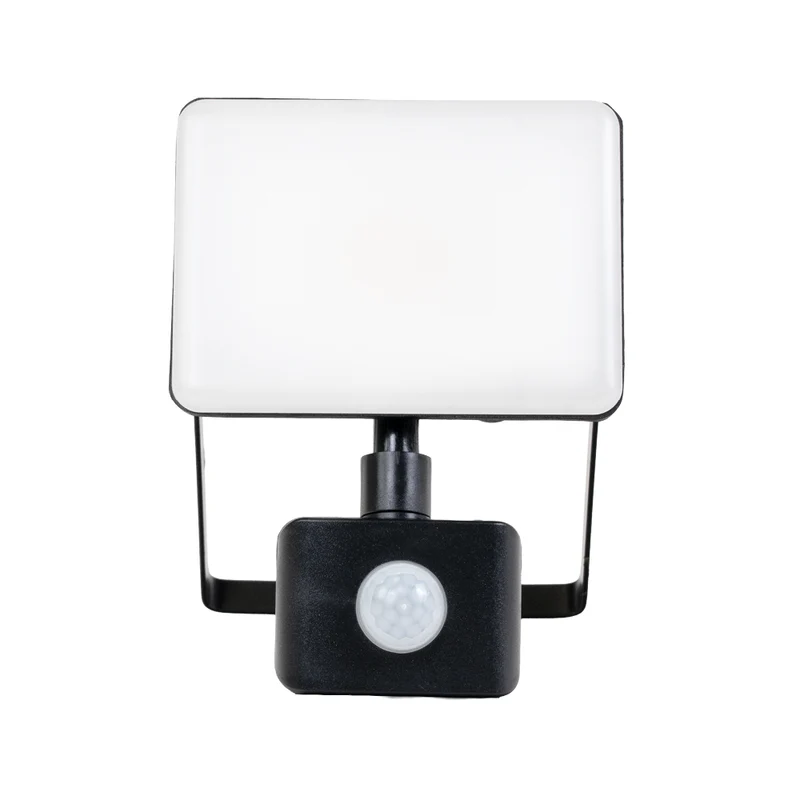 LED-Fluter mit Schnellverbinder & Bewegungsmelder, rahmenloses Design, 50 W, 4000 K (neutralweiß), 5000 lm, IP44