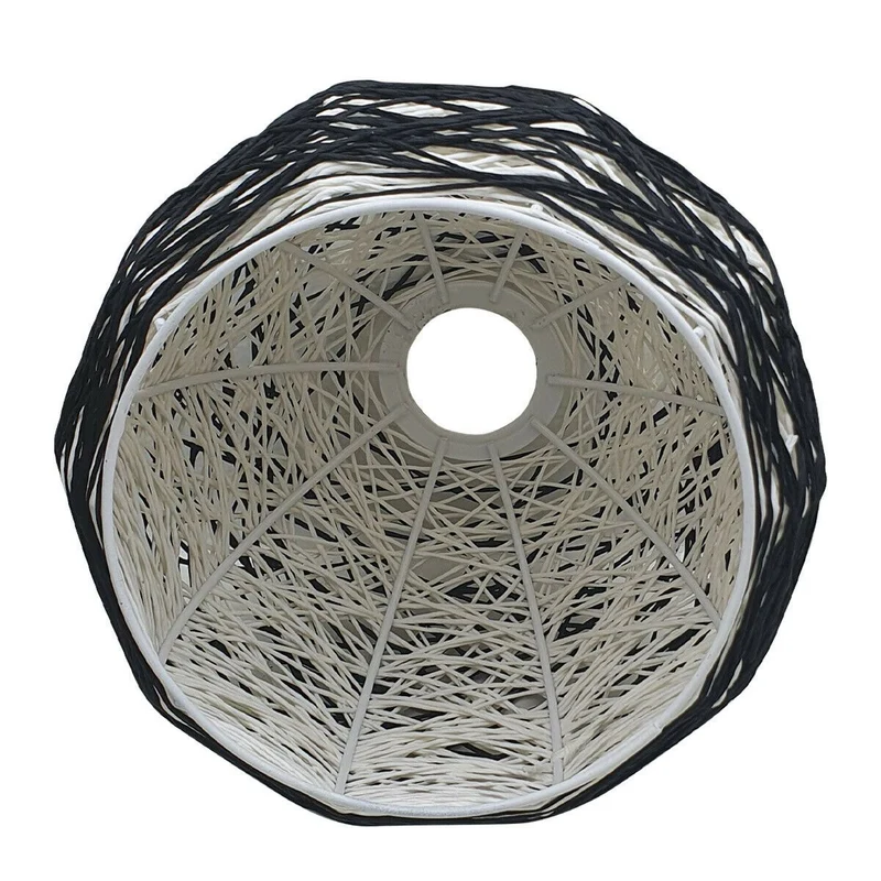 Rattan Lampenschirm Naturdesign – handgefertigt, ohne Verkabelung~1418