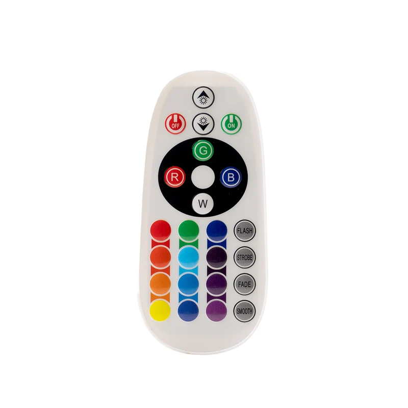 RGB LED-Fluter, 50 W, schwarz, IP65, mit Fernbedienung, RGBW-Farbwechsel