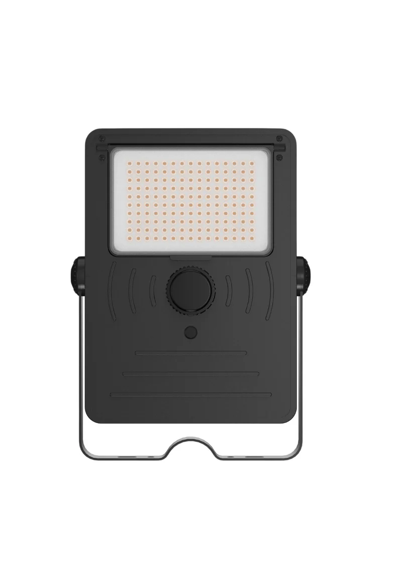 Solarstrahler mit Sensor, LED-Fluter, 24 h Lichtzeit, 10 W, 1500 lm, 4000 K (neutralweiß), IP65, Parkplatzleuchte