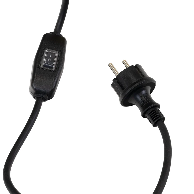 LED Baustrahler mit Stativ, 2x 50 W, 4000 K (neutralweiß), 10000 lm, IP65, Schutzkontaktstecker, Ein/Aus-Schalter