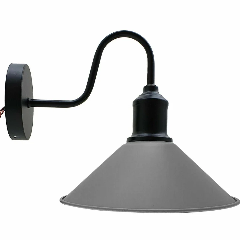 Wandbeleuchtung innen ,metall, Ø 22cm, E27, bunte lampen~1581