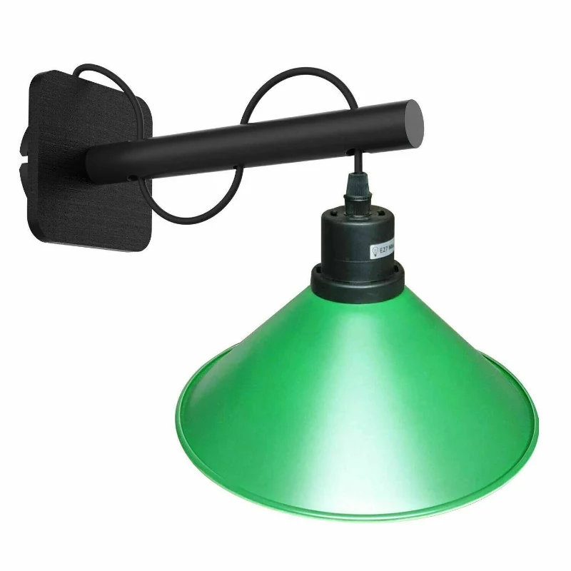 Grun Modern Wandleuchte mit Kabel|Ø 22cm|E27 Fassung ~1685