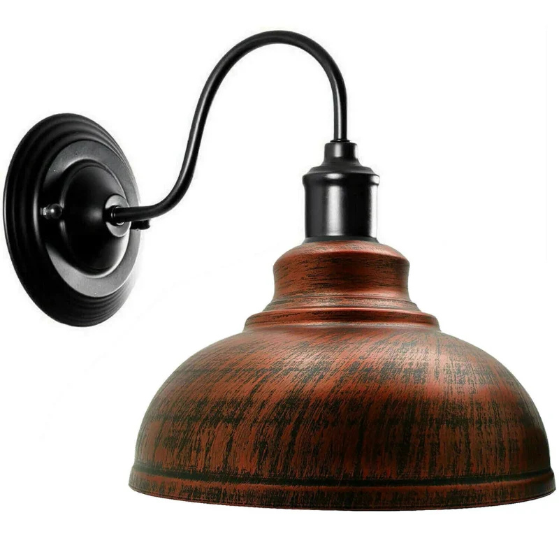 Schwanenhals Wandlampe – Rustikal & Modern Design~1628