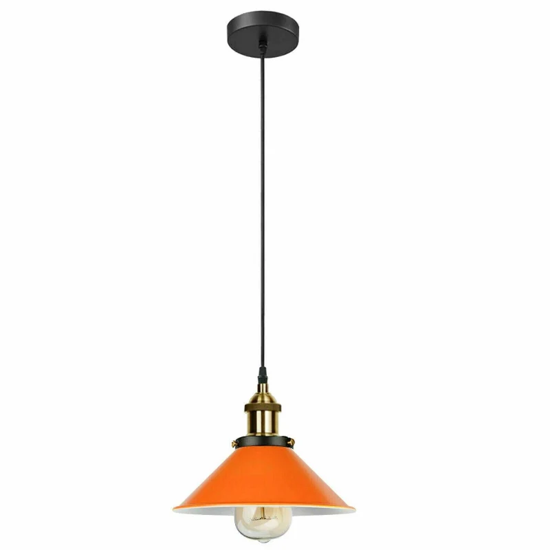 Industrial Loft Pendelleuchte 22cm Metall Design bunte ~1554