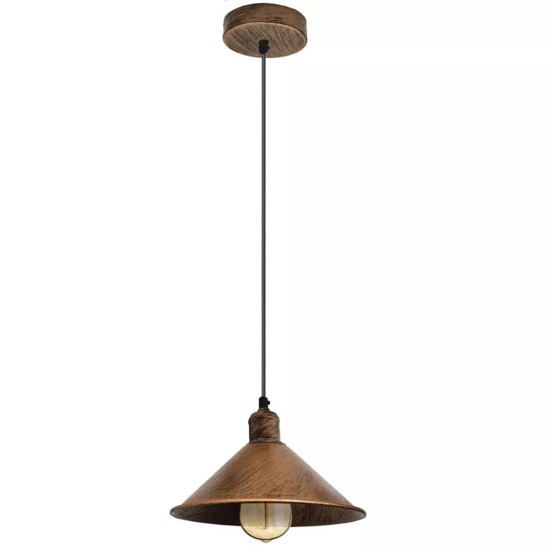 Moderne Pendelleuchten, gebürstetes Kupfer, bar beleuchtung~1497