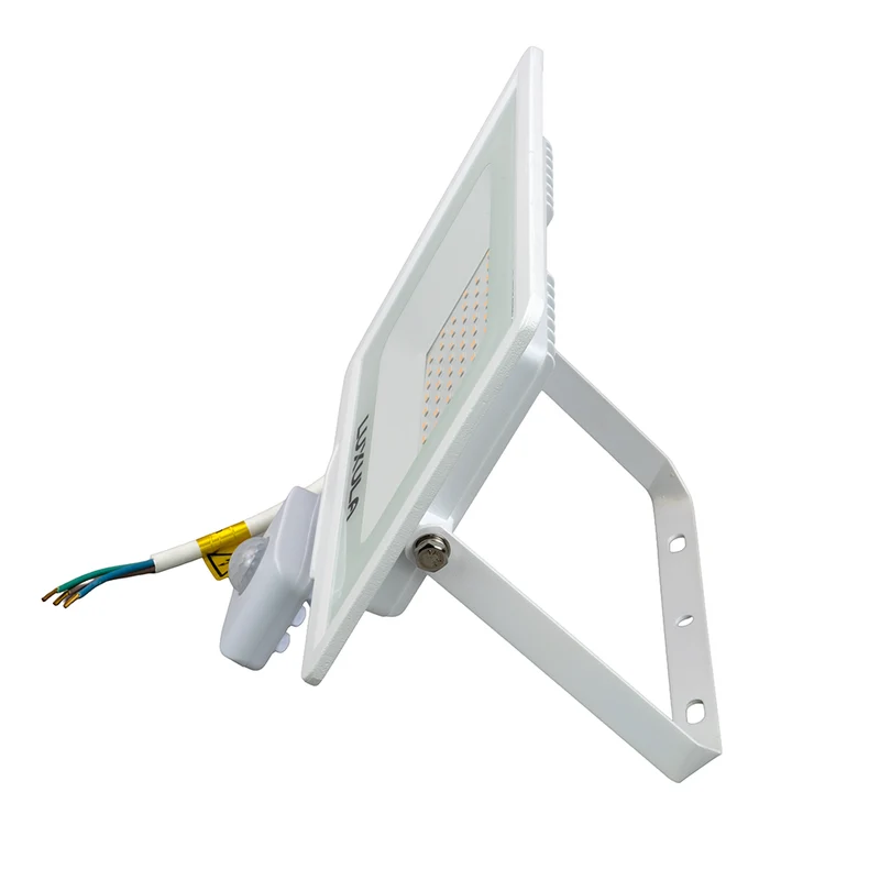 LED-Fluter mit Bewegungsmelder, 50 W, 4000 K (neutralweiß), 5000 lm, weiß, IP65