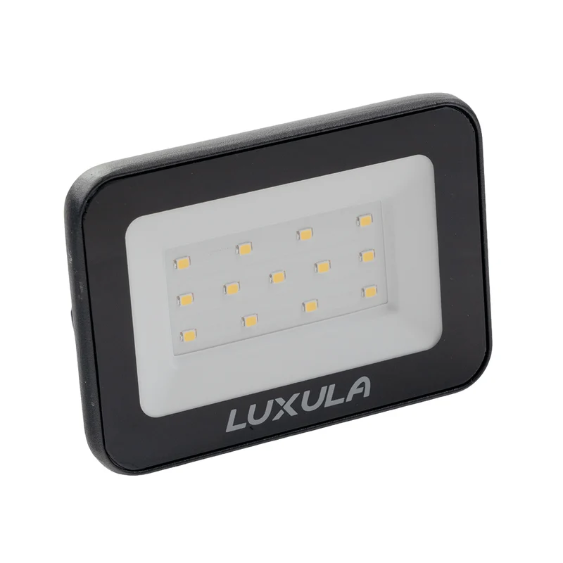 LED-Fluter mit Schnellverbinder, 10 W, 4000 K (neutralweiß), 950 lm, schwarz, IP65