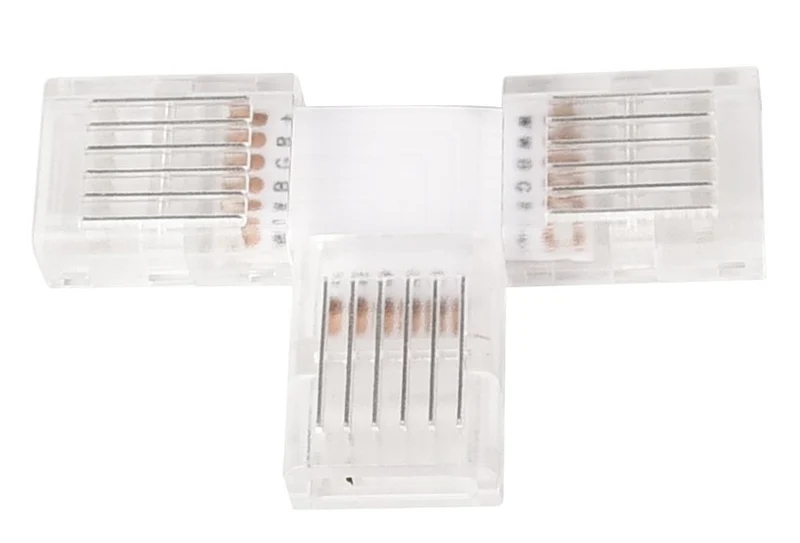 LED-Streifen Verbinder, T-förmig, 6 polig, für 12 mm RGB + CCT LED-Streifen geeignet