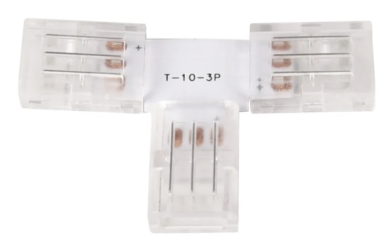 LED-Streifen Verbinder, T-förmig, 3 polig, für 10 mm CCT LED-Streifen geeignet