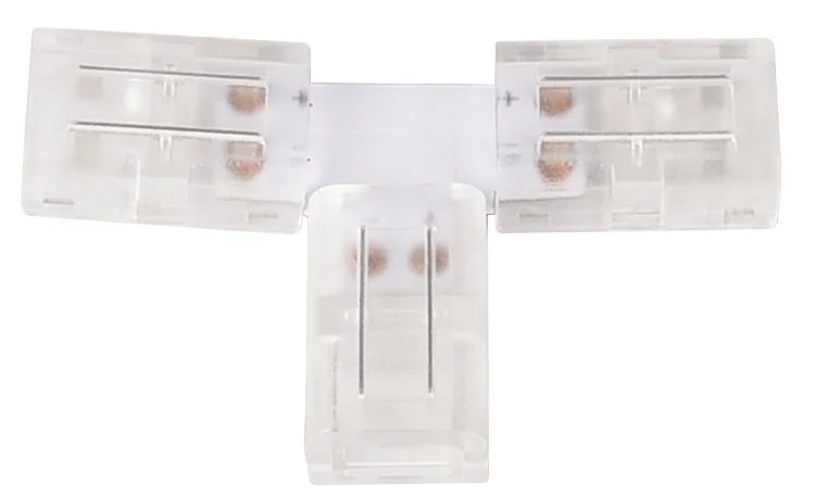 LED-Streifen Verbinder, T-förmig, 2 polig, für 10 mm LED-Streifen geeignet