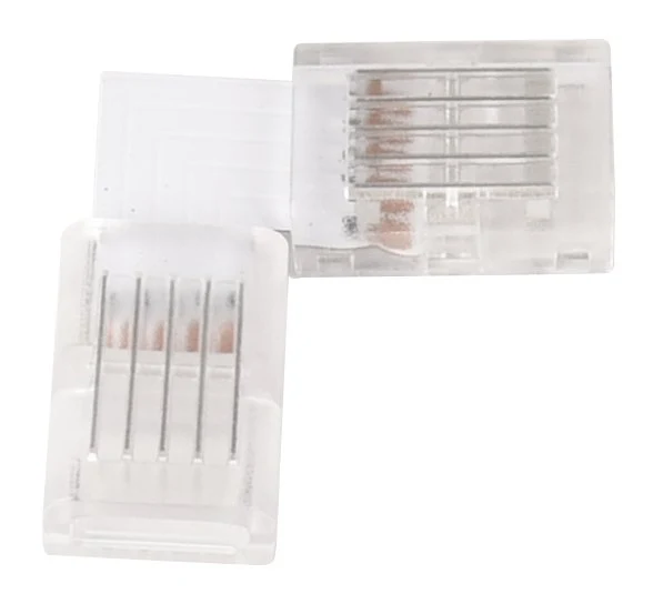 LED-Streifen Verbinder, L-förmig, 5 polig, für 10 mm RGB + einfarbige LED-Streifen geeignet