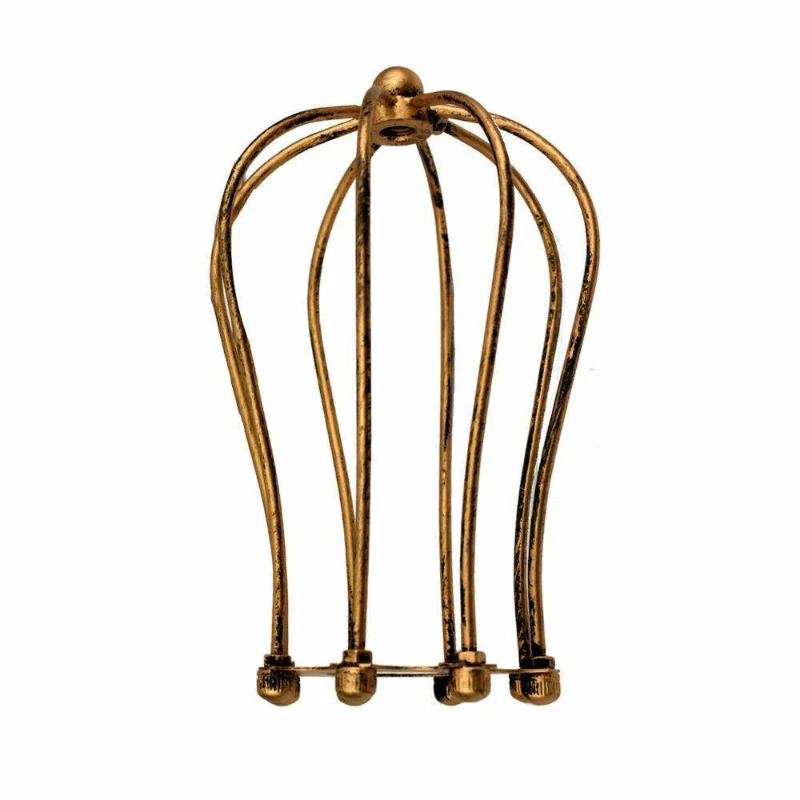 LEDSONE Draht Ballon Käfig Metall Lampenschirm Kupfer ~1268