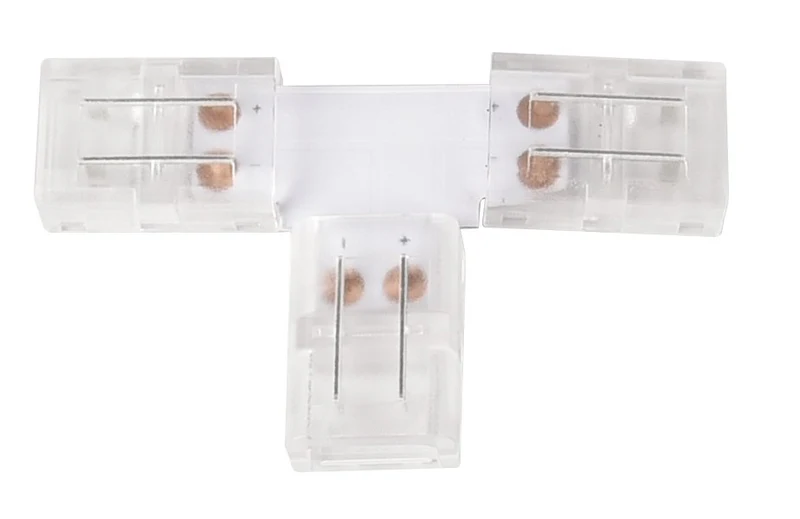 LED-Streifen Verbinder, T-förmig, 2 polig, für 8 mm LED-Streifen geeignet