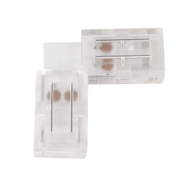 LED-Streifen Verbinder, L-förmig, 2 polig, für 8 mm LED-Streifen geeignet